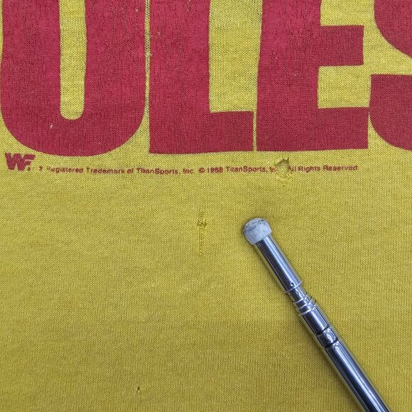 Vintage  Hulk Hogan  T-Shirt tank top Unisex no size HULK RULES no tags WWF - Picture 3 of 16